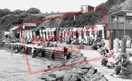 Beach Huts c.1955, Colwell Bay