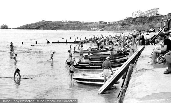Photo of Colwell Bay, The Beach c.1955