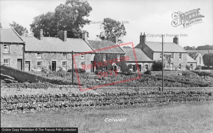 Photo of Colwell, The Village c.1950