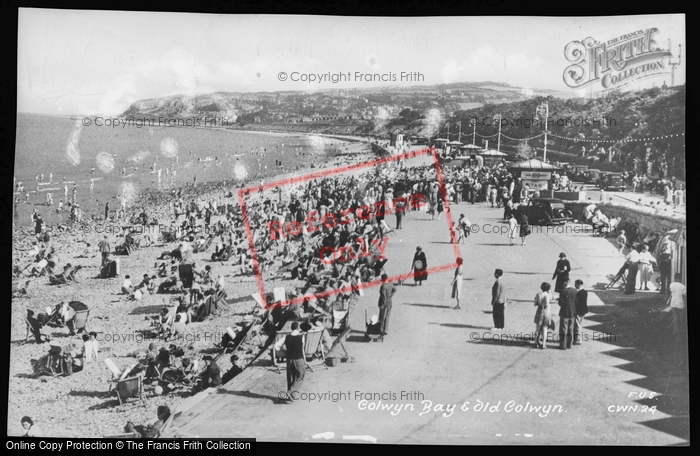 Photo of Colwyn Bay, And Old Colwyn c.1950