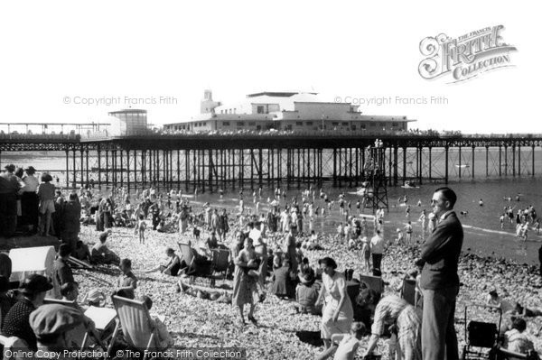Photo of Colwyn Bay, Beach And Pier c.1939