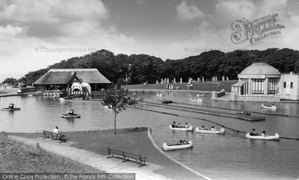Photo of Colwyn Bay, Boating Lake, Eirias Park 1955