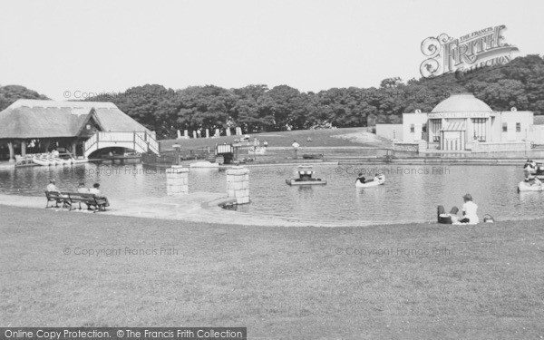 Photo of Colwyn Bay, Boating Lake, Eirias Park 1955