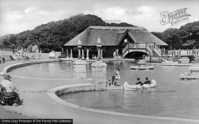 Photo of Colwyn Bay, Boating Lake, Eirias Park c.1950