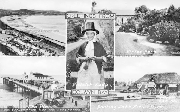 Photo of Colwyn Bay, Composite c.1950