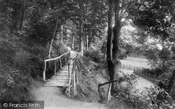 Footbridge In The Woods 1894, Colwyn Bay