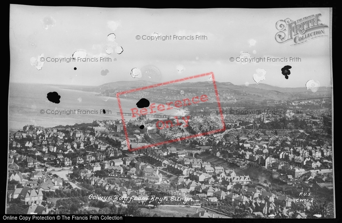 Photo of Colwyn Bay, From Bryn Euryn c.1939