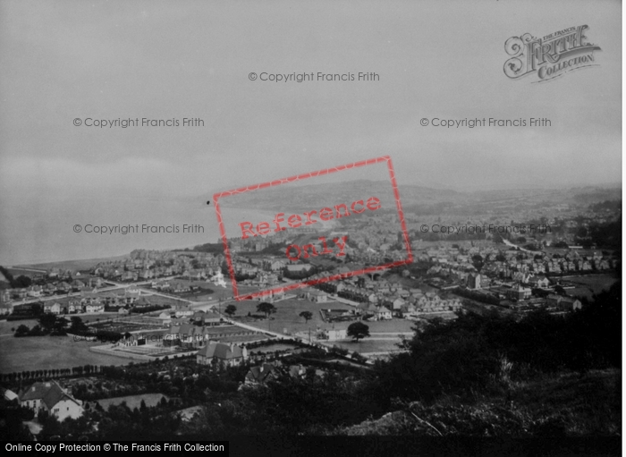 Photo of Colwyn Bay, From The West 1921
