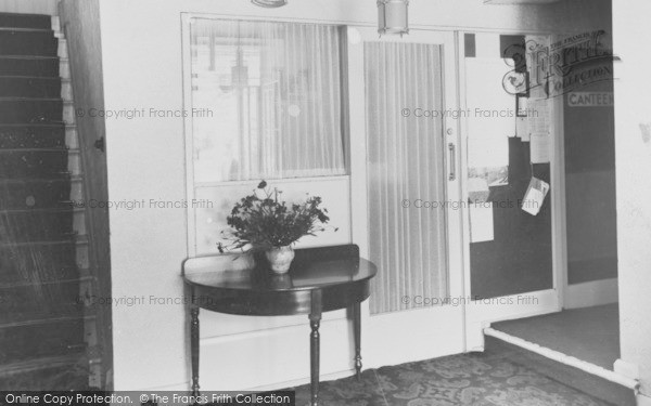 Photo of Colwyn Bay, Plas Y Coed, Entrance Hall c.1955