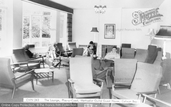 Photo of Colwyn Bay, Plas Y Coed, Lounge c.1960