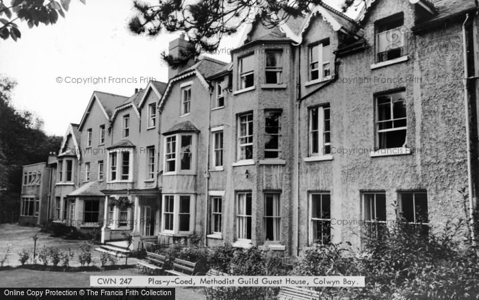 Photo of Colwyn Bay, Plas Y Coed, Methodist Guild Guest House c.1960