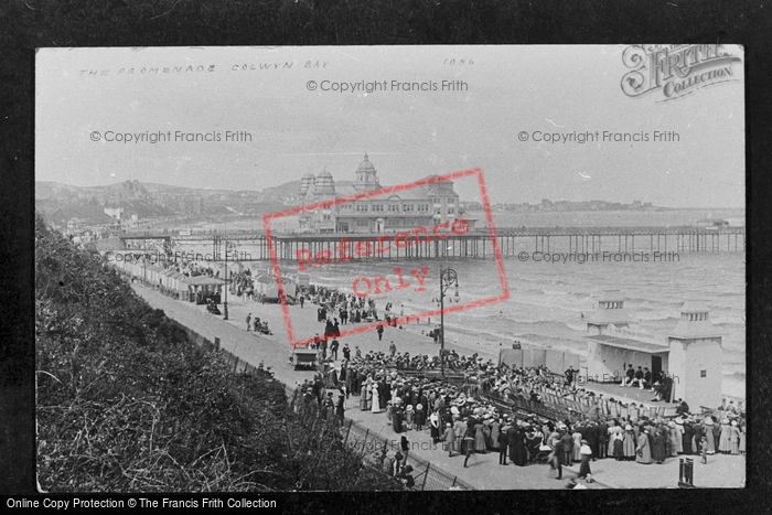 Photo of Colwyn Bay, Promenade And Pier 1906