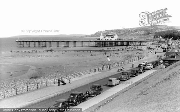 Photo of Colwyn Bay, Promenade And Pier c.1960