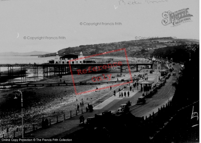 Photo of Colwyn Bay, Promenade c.1950