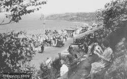 Promenade From The Slopes c.1939, Colwyn Bay