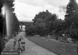 Rock Garden And Viaduct, Eirias Park 1950, Colwyn Bay