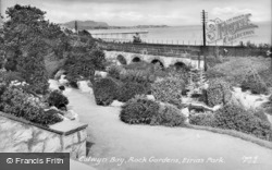 Rock Gardens, Eirias Park c.1939, Colwyn Bay