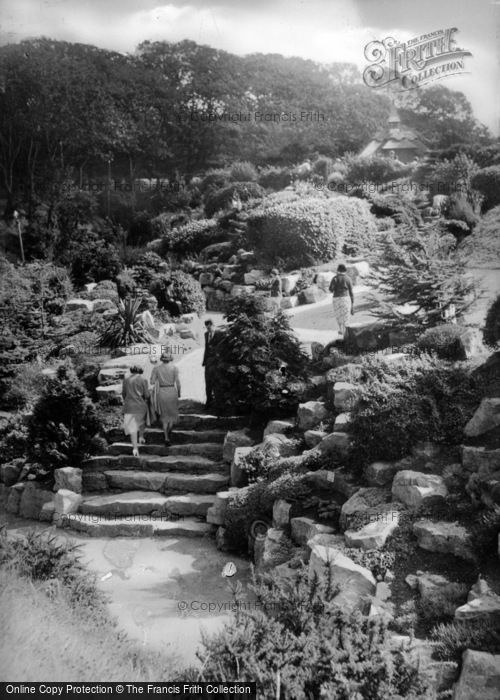 Photo of Colwyn Bay, Rock Gardens, Eirias Park c.1950