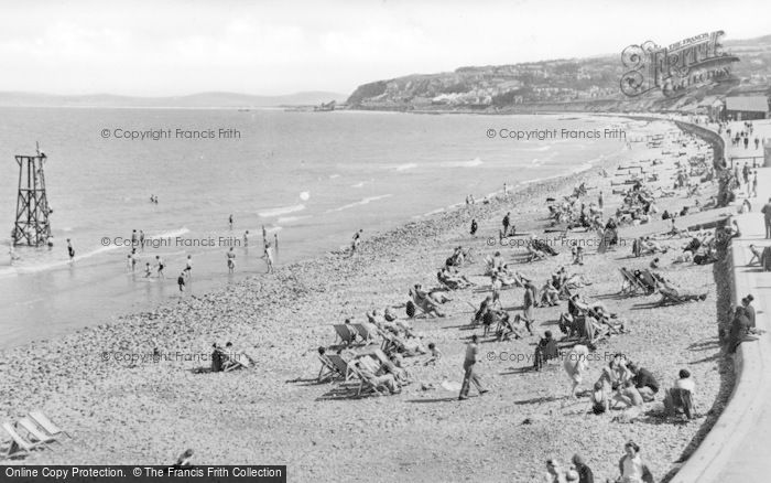 Photo of Colwyn Bay, The Beach c.1950