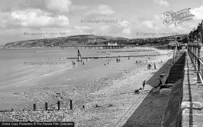 Photo of Colwyn Bay, The Beach c.1960