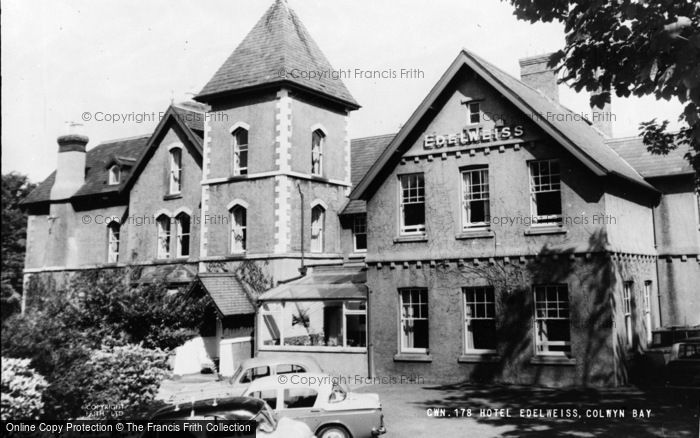 Photo of Colwyn Bay, The Hotel Edelweiss c.1960