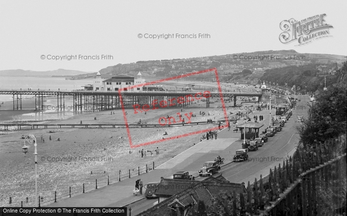 Photo of Colwyn Bay, The Promenade 1950