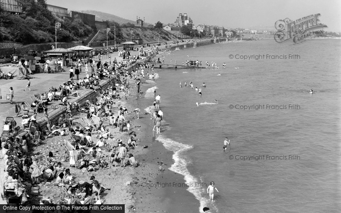 Photo of Colwyn Bay, The Promenade And Sands c.1960