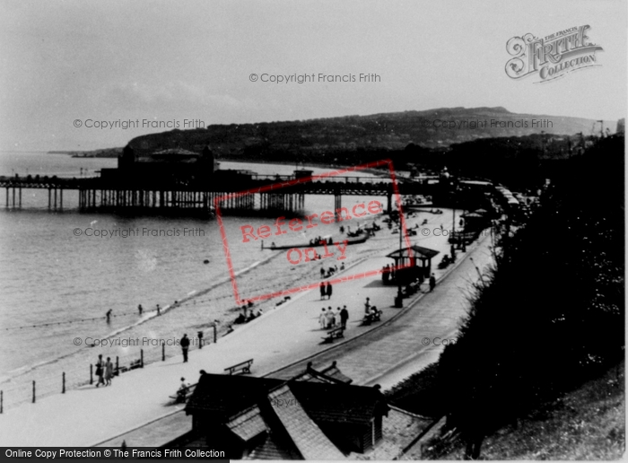 Photo of Colwyn Bay, The Promenade c.1939