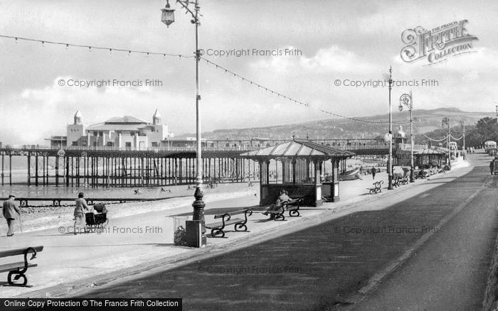 Photo of Colwyn Bay, The Promenade c.1950