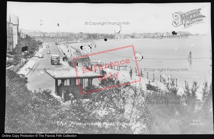 Photo of Colwyn Bay, The Promenade West c.1950