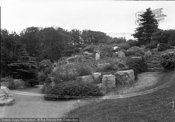 Photo of Colwyn Bay, The Rockeries, Eirias Park 1950