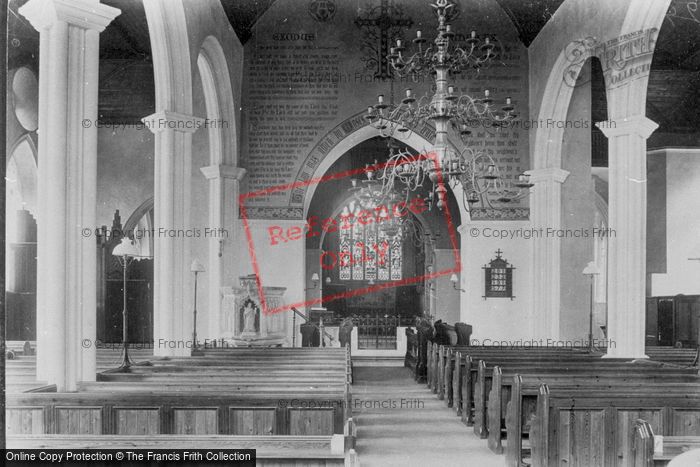 Photo of Colyton, Church Interior 1907