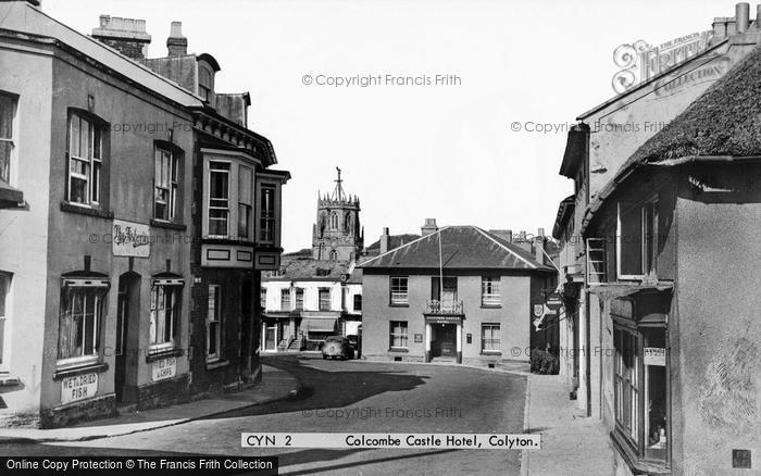 Photo of Colyton, Colcombe Castle Hotel c.1955