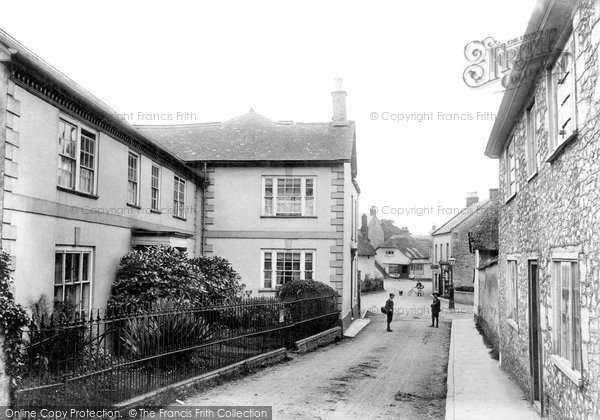 Photo of Colyton, Fore Street, With Girls School And Queen Square 1907