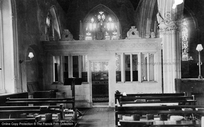Photo of Colyton, The Church Interior, Lady Chapel 1907