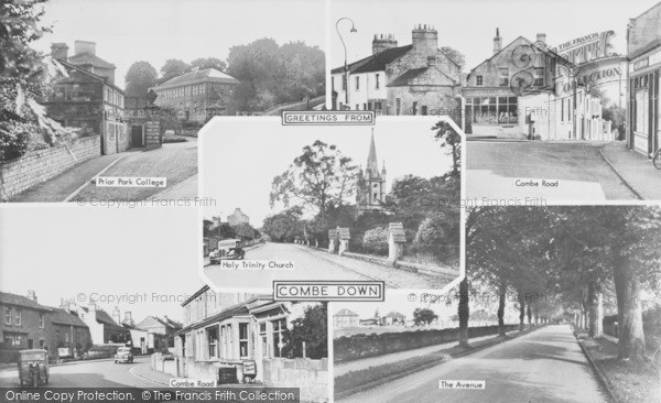 Photo of Combe Down, Composite c.1955