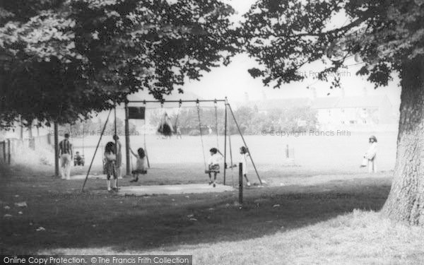 Photo of Combe Down, Swings, The Firs Field c.1965