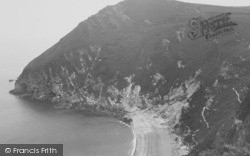 Cliffs And Beach 1940, Combe Martin