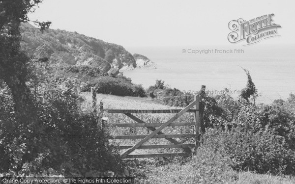 Photo of Combe Martin, Coast From The Caravan Site c.1955