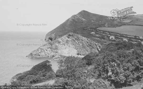 Photo of Combe Martin, Coast From The Caravan Site c.1955