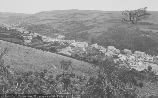 Photo of Combe Martin, Distant View 1926