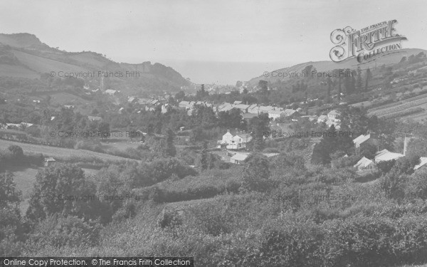 Photo of Combe Martin, Distant View 1926