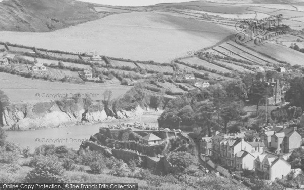Photo of Combe Martin, From Woodlands c.1960