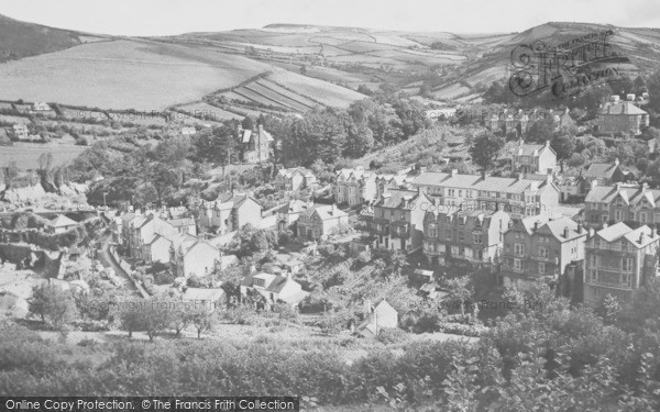 Photo of Combe Martin, From Woodlands c.1960
