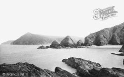 Hangman Hill And Broad Sands 1890, Combe Martin