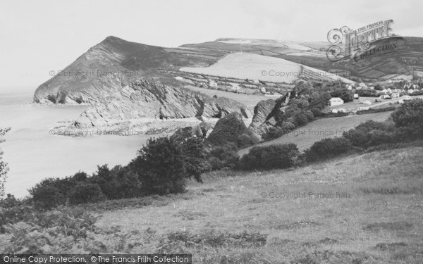 Photo of Combe Martin, Hangman Hill c.1960