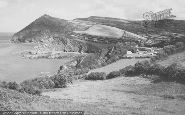 Photo of Combe Martin, Hangman Hill c.1960