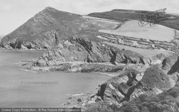 Photo of Combe Martin, Hangman Hills And Lester Point c.1960