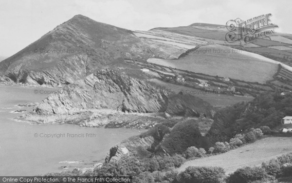 Photo of Combe Martin, Hangman Hills c.1960