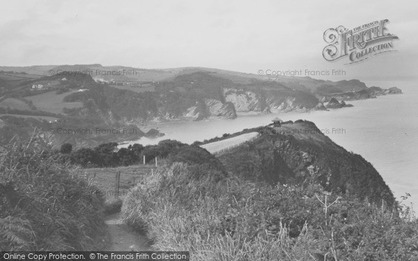 Photo of Combe Martin, Hangman Path And View 1940